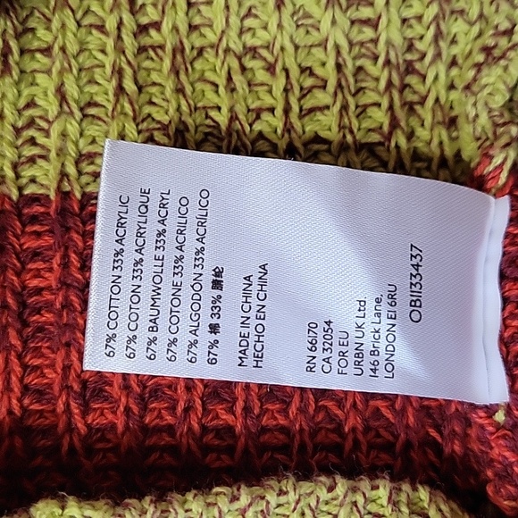 Urban Outfitters Striped Oversized Cardigan US XS NWOT - Picture 10 of 12